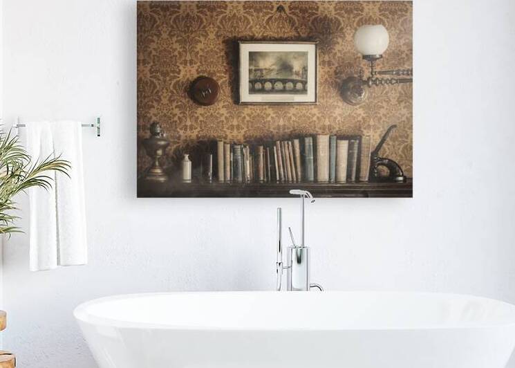 Vintage Bookshelf by Dave Bowman