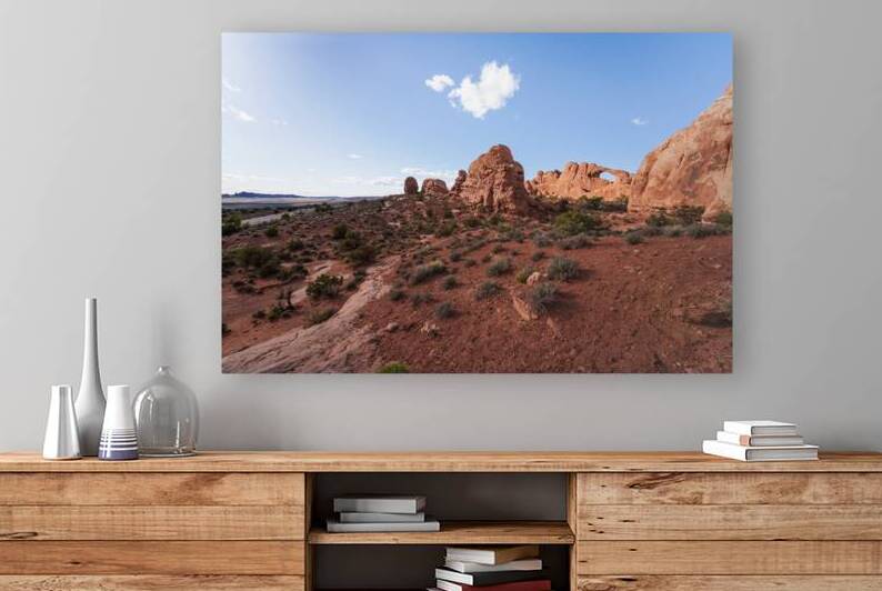 Arches Skyline Arch And Road by Jennifer White