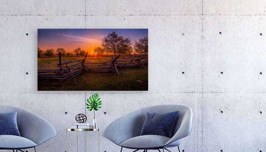 Pennsylvania Dawn: First light in Gettysburg by Dream World Images