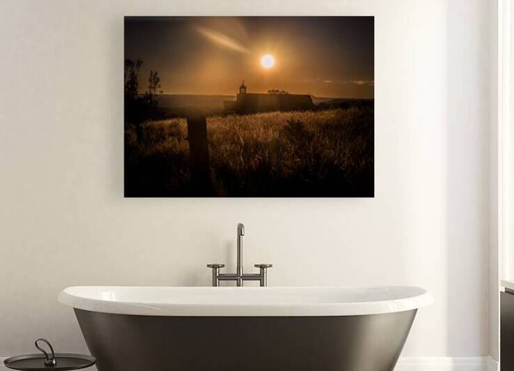 Silhouette in Sunlit Harmony by Dream World Images