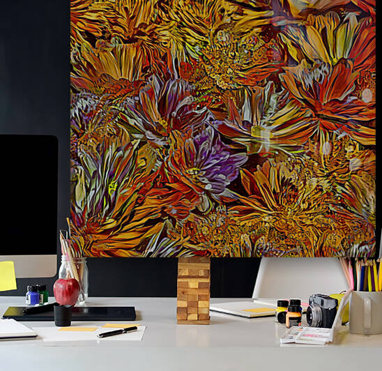 Autumn Chrysanthemums by HH Photography of Florida