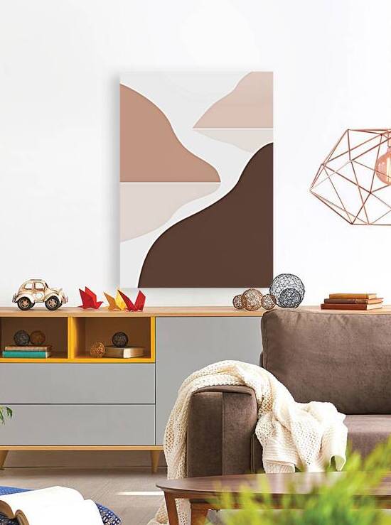 Minimalist art painting. b by Point Art