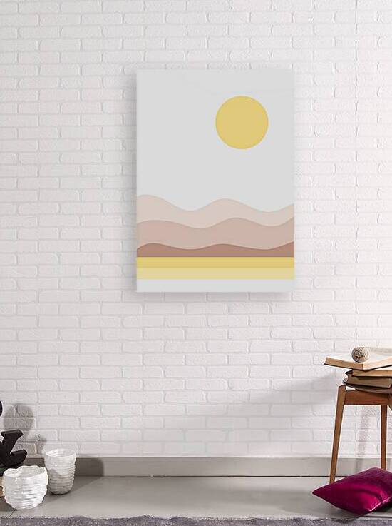 Minimalist art painting. c by Point Art