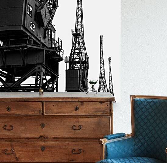 Old Cargo Cranes by Dave Bowman