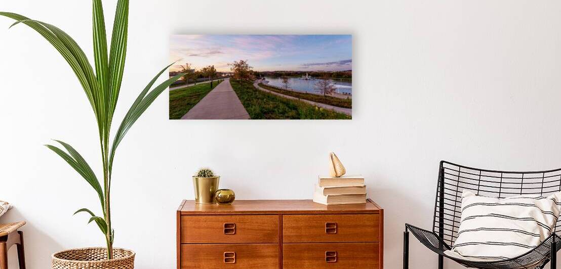 Pastel Dawn Heartland of America Pano by Jennifer White