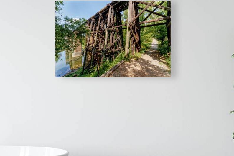 Path Under Old Railroad Bridge by Jennifer White