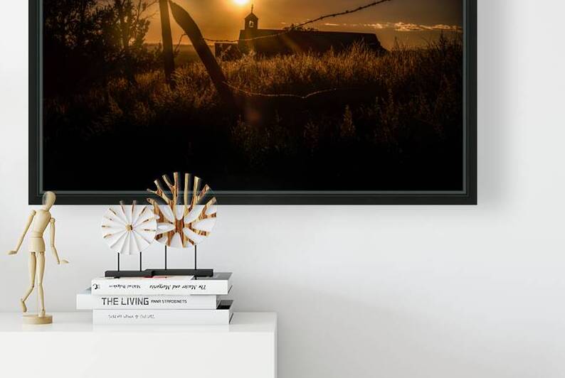 Sun Kissed Harmony Along Rustic Lines by Dream World Images