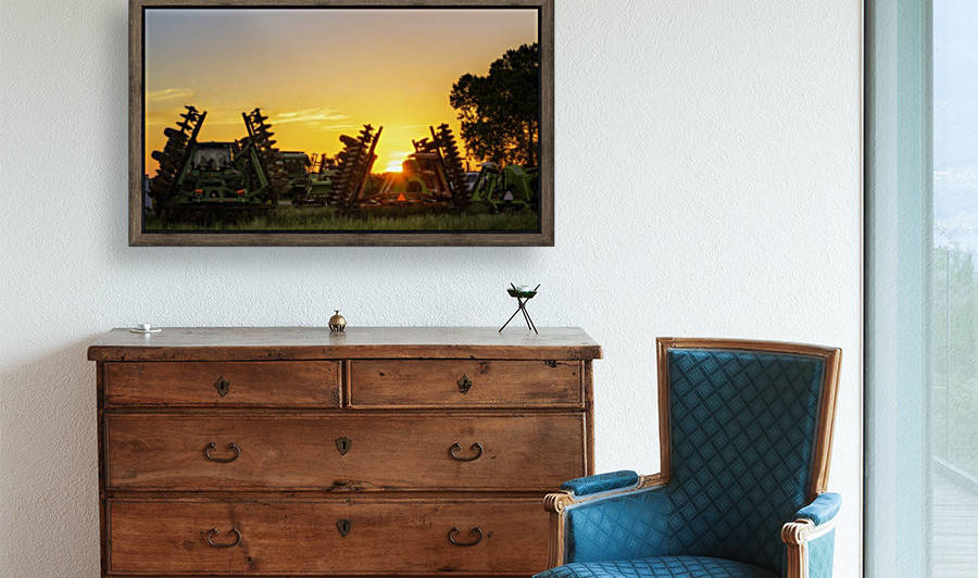 Farmers Sunset by Karen Janczak