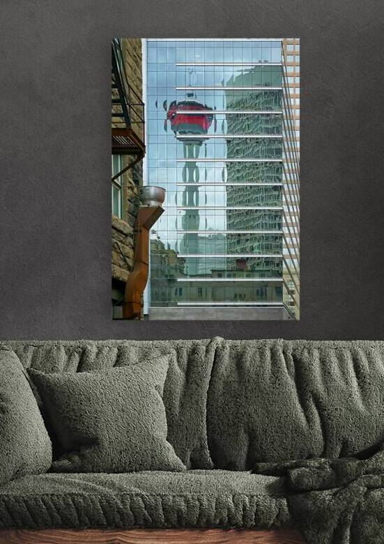 Reflections of the Calgary Tower by Ryan Cameron