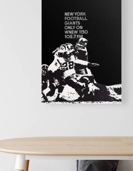 1966 New York Giants WNEW 1130 Radio Ad by Row One Brand