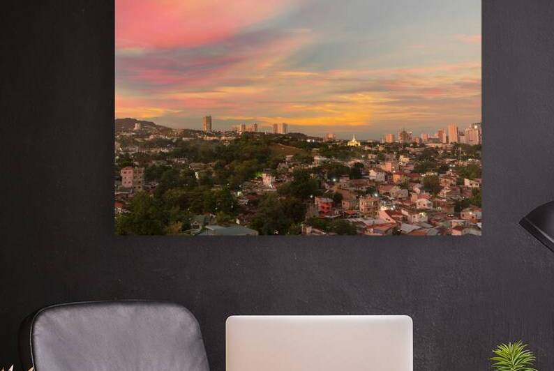 Painted Skies Over Lahug Timed Stacked Sunset in Cebu City by Bo Insogna