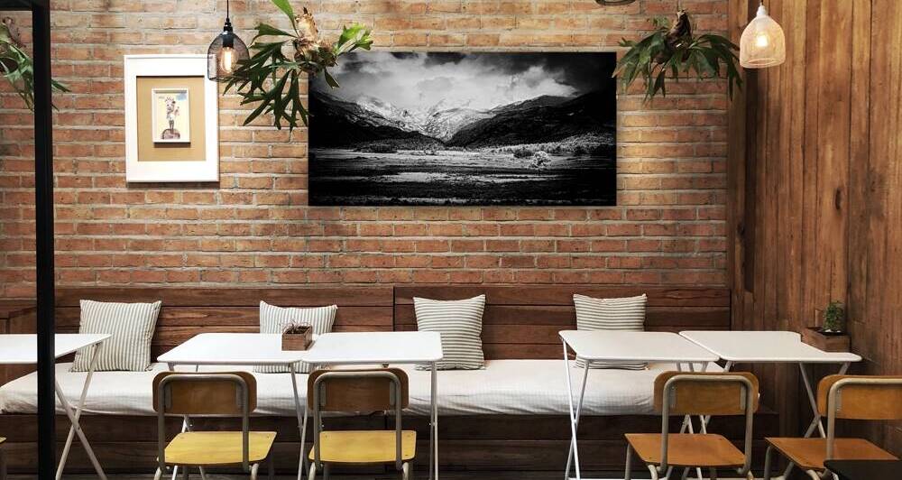 Mountains Embrace: Lone Valley Tree by Dream World Images