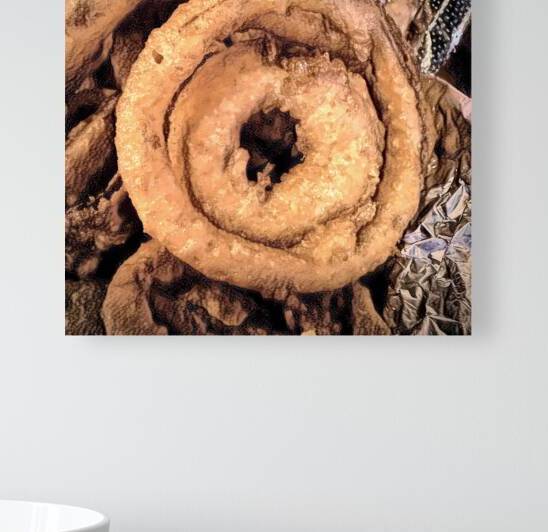 Onion Rings Simulated Charcoal Drawing by Bill Swartwout Photography