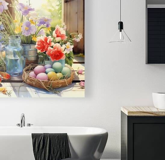 Watercolor seasonal still life with flowers and countryside food by Ariadna-de-Raadt