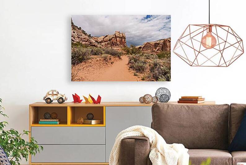 Scenic Trail To Lower Calf Creek Falls by Jennifer White