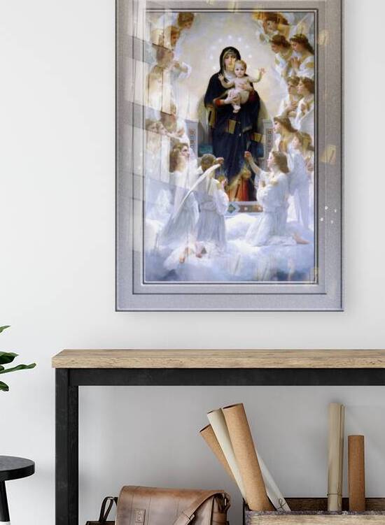 The Virgin with Angels by William Adolphe Bouguereau by xzendor7