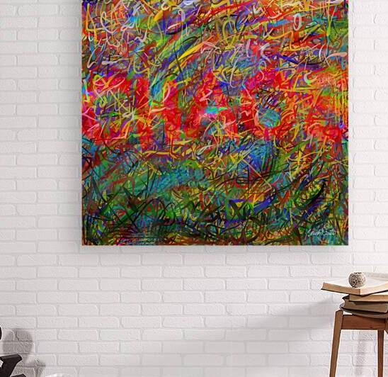 Turbulent tapestry of thoughts by Benoit David