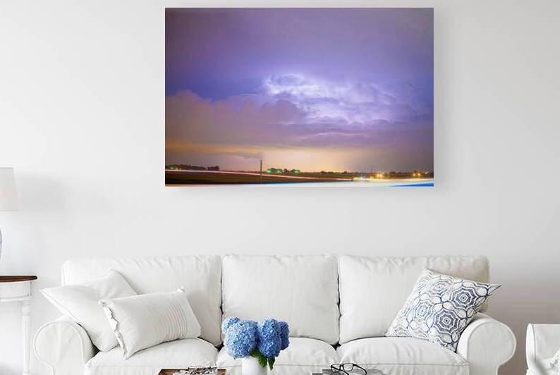 25 to 34 Intra Cloud Lightning Thunderstorm by Bo Insogna