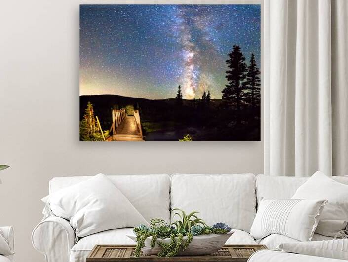 Walking Bridge to The Milky Way by Bo Insogna