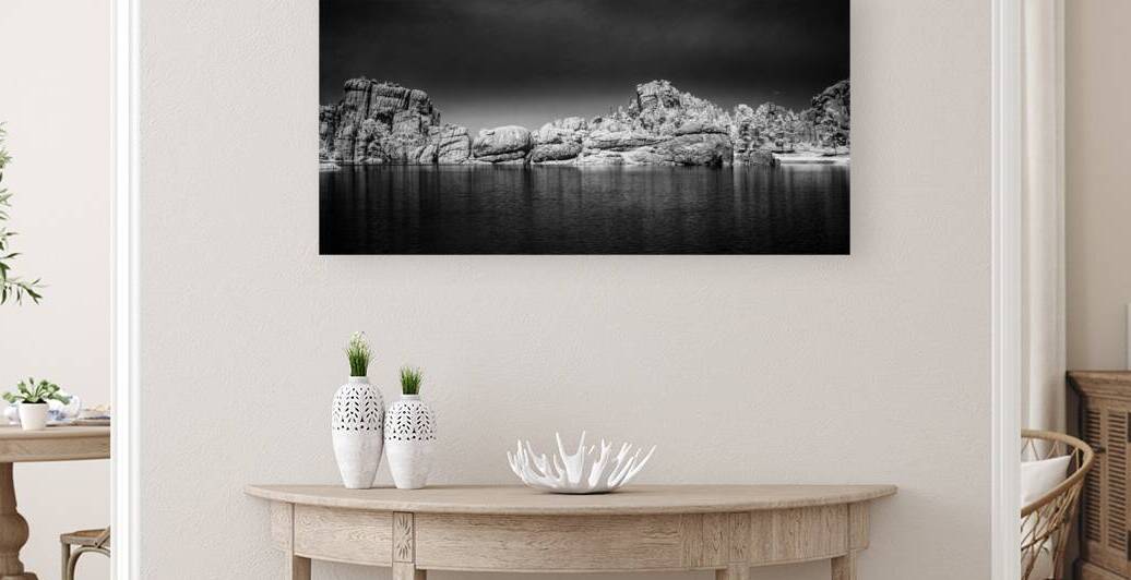 Mystical Moments: Sylvan Lake Infrared Rocks by Dream World Images