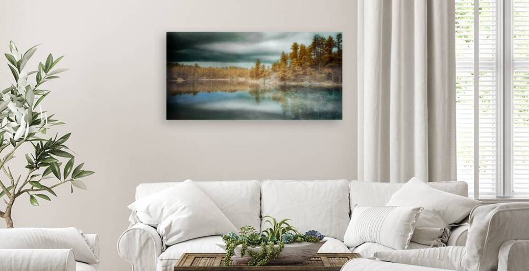 Infrared Tranquility: Capturing the Essence of Bismarck Lake by Dream World Images