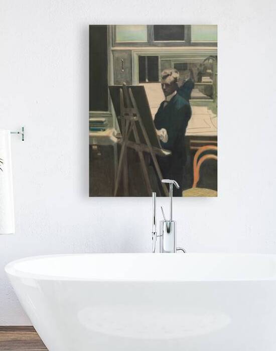 Self Portrait by Léon Spilliaert [1881–1946] by MyCozyFineArt