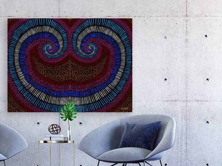 Flirting chameleons by Benoit David