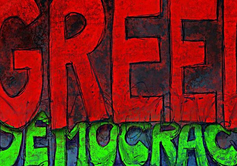 Democracy under siege by Benoit David