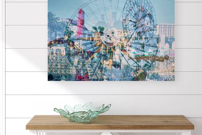 Mickeys Fun Wheel Double Exposure by Ryan Cameron