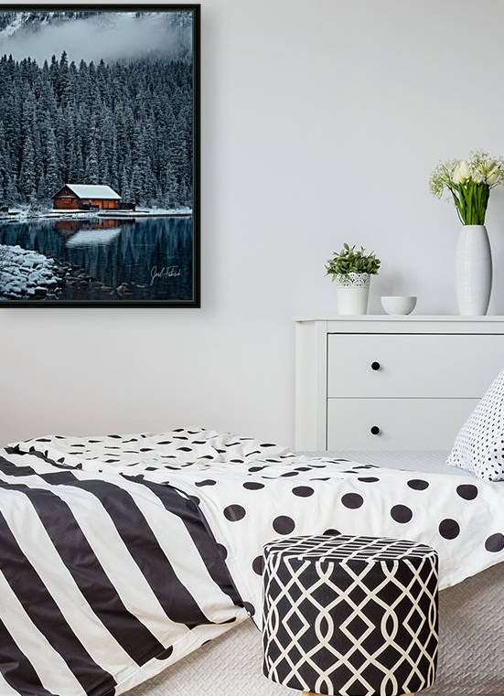 Lake Louise Cabin by Joel Fabrick