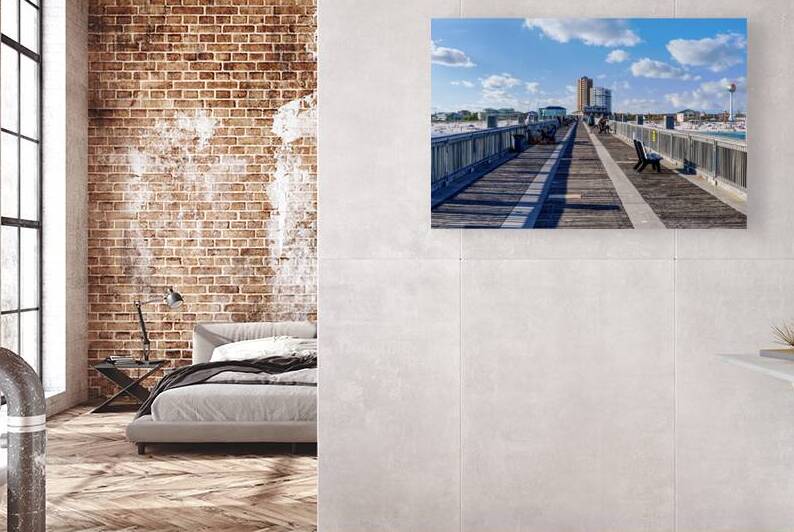 Middle Of Pensacola Beach Pier by Jennifer White