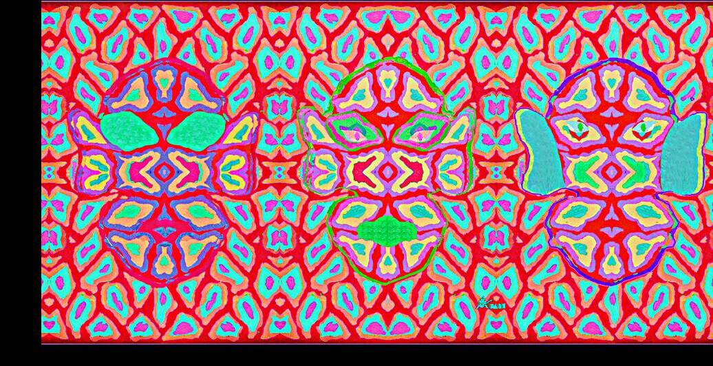 Three Separated Monkeys - NA by Shalva Avshalom