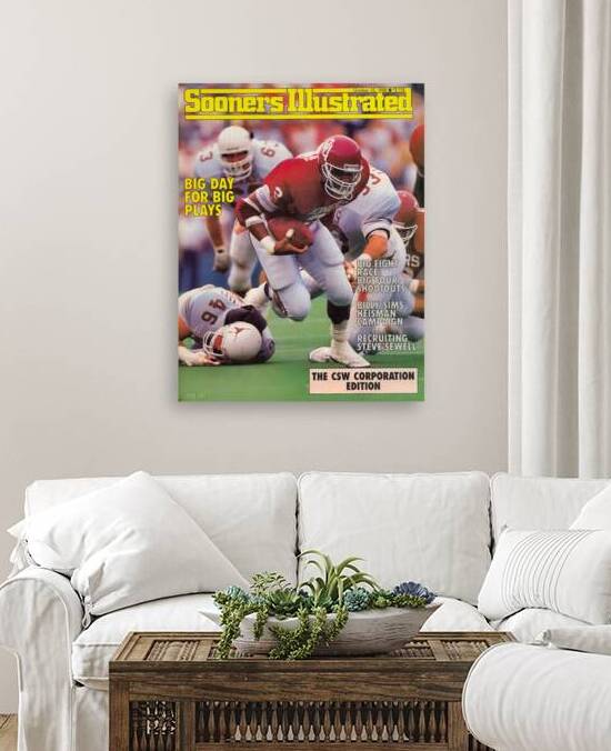 1988 Sooners Illustrated Cover Art by Row One Brand