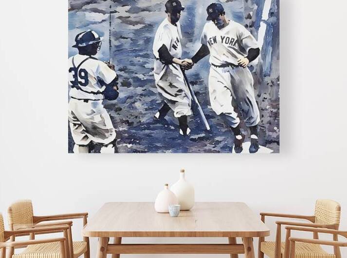 1949 Joe DiMaggio Crossing Home by Row One Brand