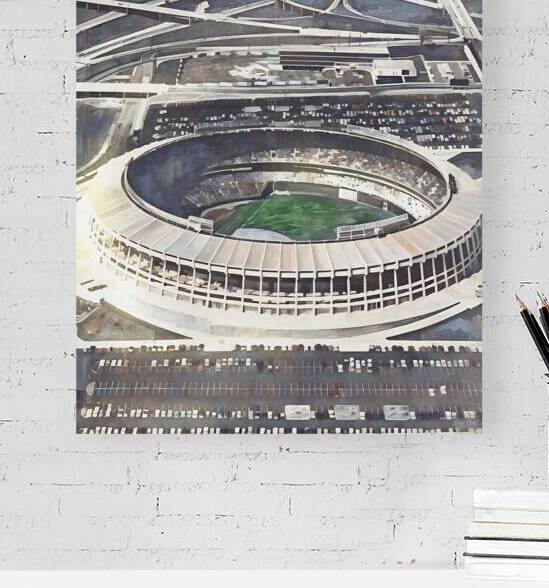 Atlanta-Fulton County Stadium Art by Row One Brand