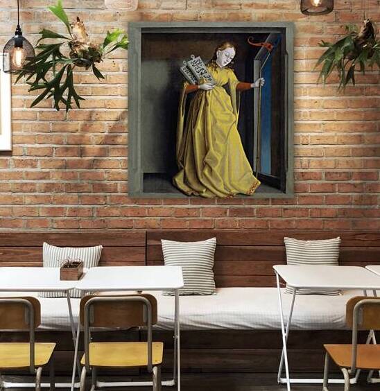 Synagogue [1435] by Konrad Witz [ca. 1410–1446] by MyCozyFineArt