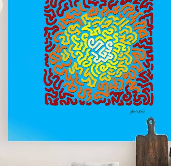 Wiggle it light blue by Benoit David