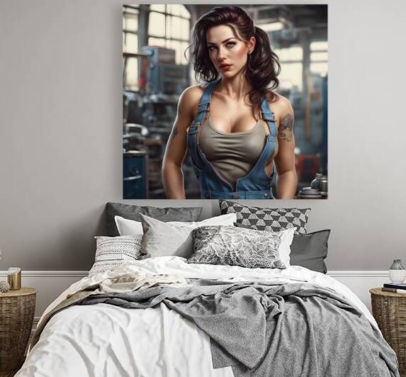 The Lady Mechanic by One Simple Gallery