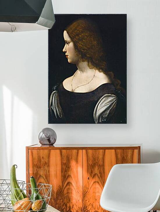 Portrait of a Young Lady [c. 1500] by Follower of Leonardo da Vinci [1452–1519] by MyCozyFineArt