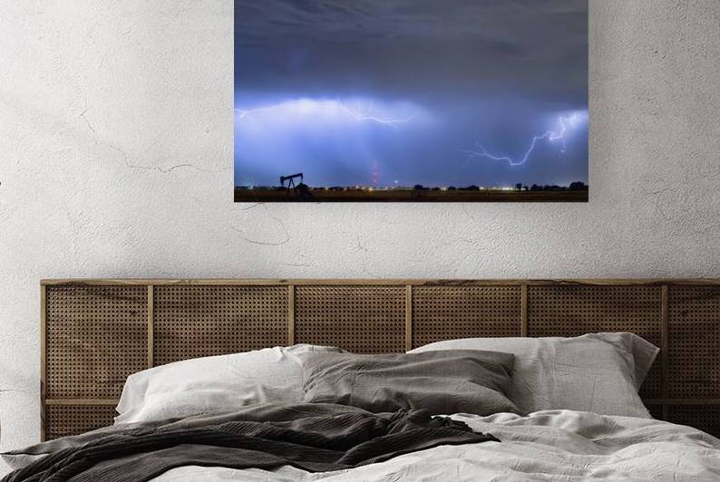 Michelangelo Lightning Strikes Oil by Bo Insogna