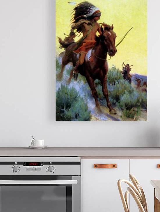 Hostile Tribes Western Art by Herbert Buck Dunton by Fabricci