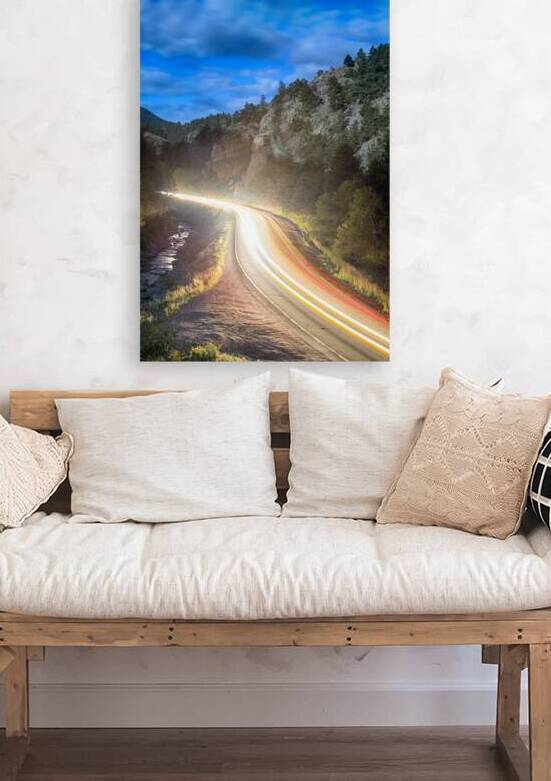 Boulder Canyon Neon Light  by Bo Insogna