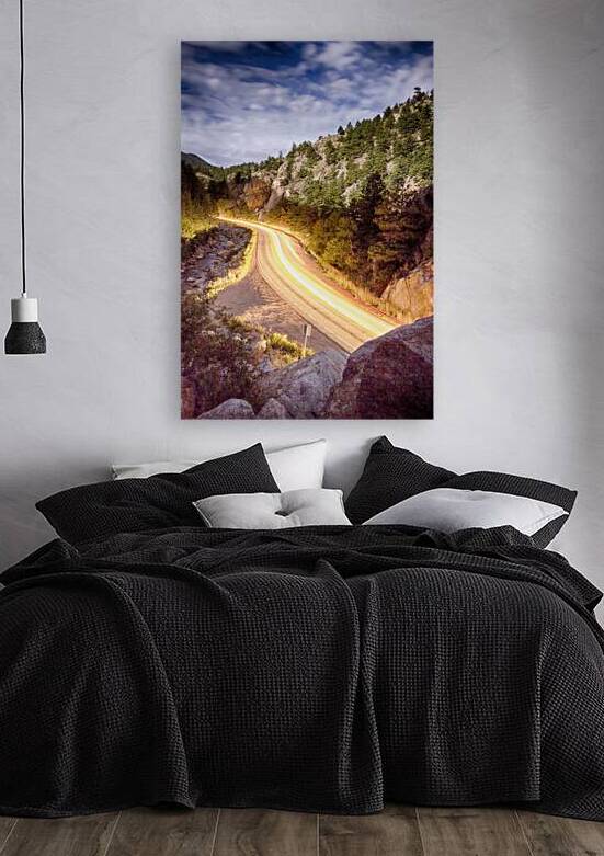 Boulder Canyon Beams Of Light by Bo Insogna