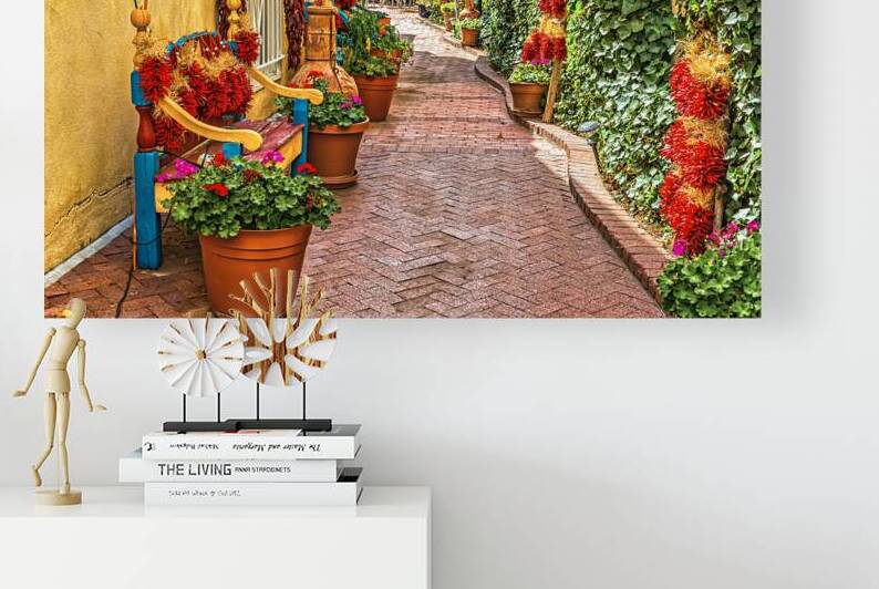 Albuquerque Patio with Ristra Decorations by Gestalt Imagery