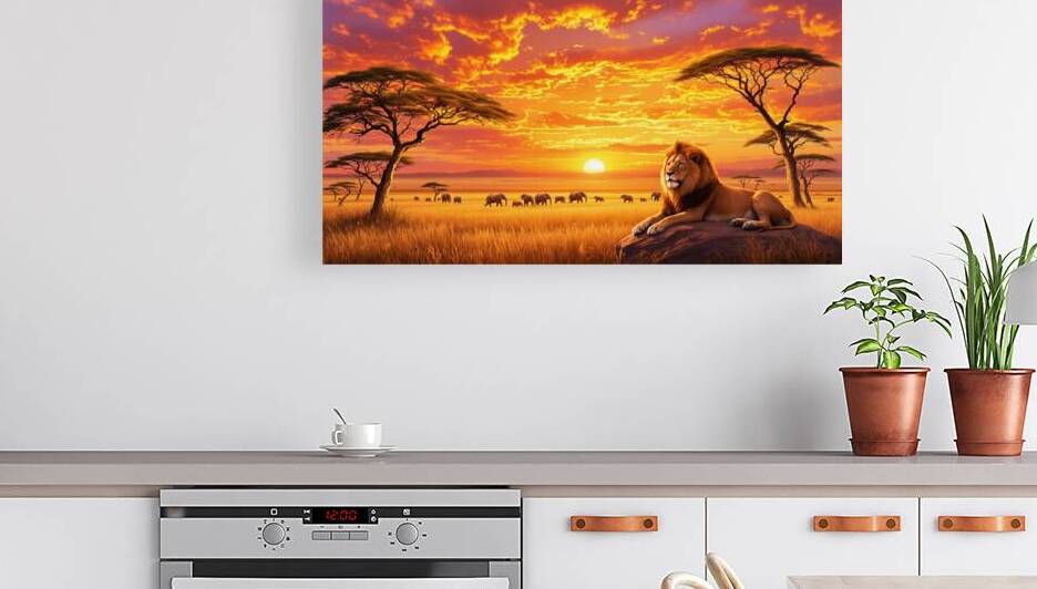 Golden Savannah at Sunset4 by ImagineART