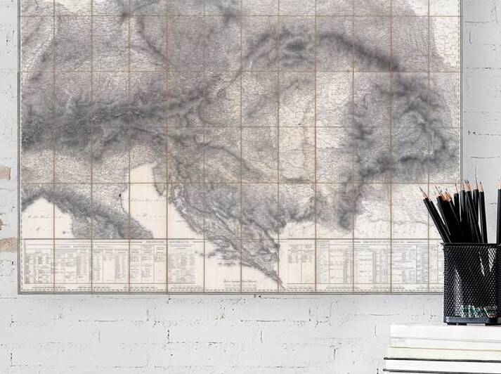 1822 Map of the Austro Hungarian Empire – Early 19th Century European Map Depicting the Territories Provinces and Borders of Austria Hungary Bohemia and Neighboring States by History In Your Home