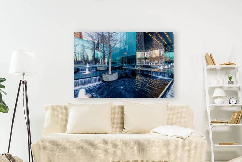 Dancing Fountains And Falls Dallas by Jennifer White