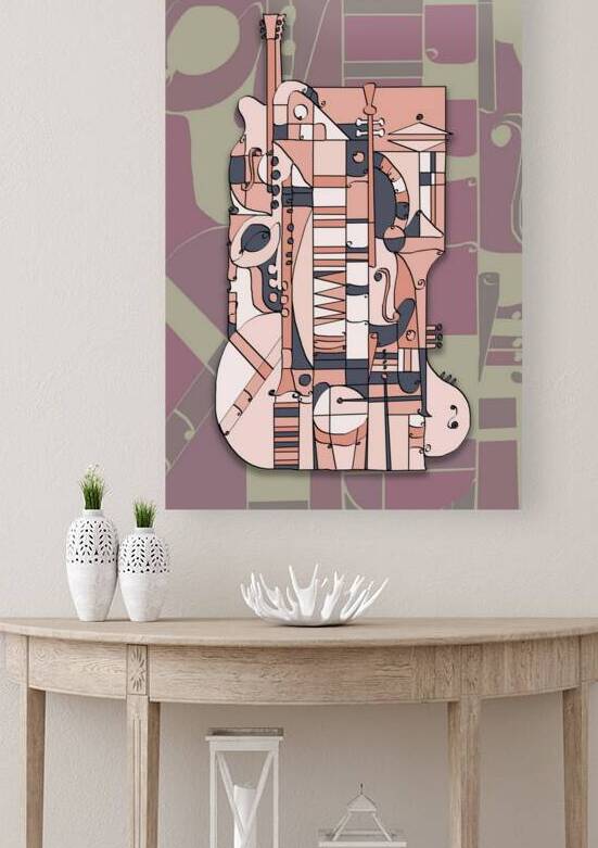 Music poster wall art by Mandeep Pannu