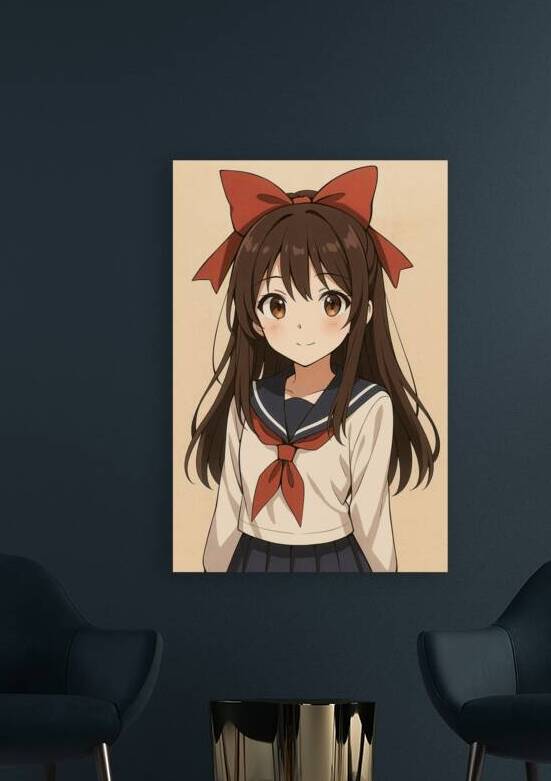 Female Anime Character by Dmitry Linkov