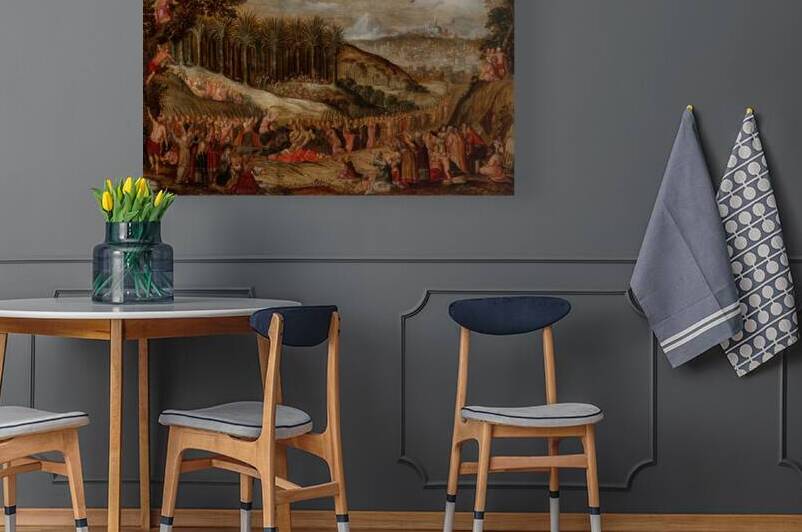 Christ’s triumphal entry into Jerusalem [17th Century] by Dutch School [16th–20th Century] by MyCozyFineArt